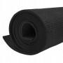 Мат для йоги та фітнесу Springos PVC 4 мм Black