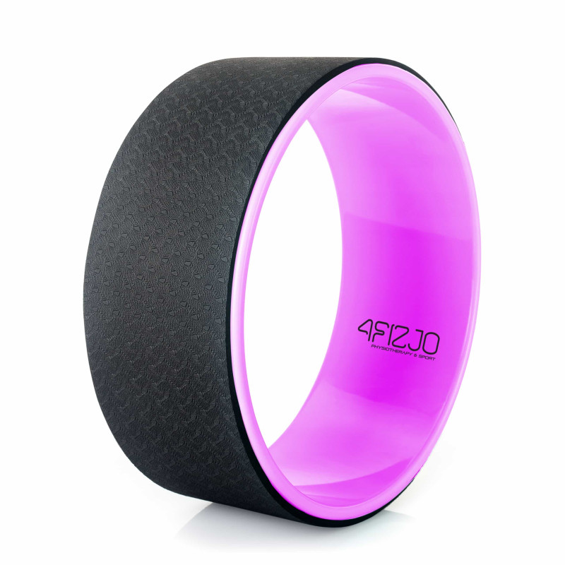 Колесо для йоги та фітнесу 4FIZJO Dharma Pink