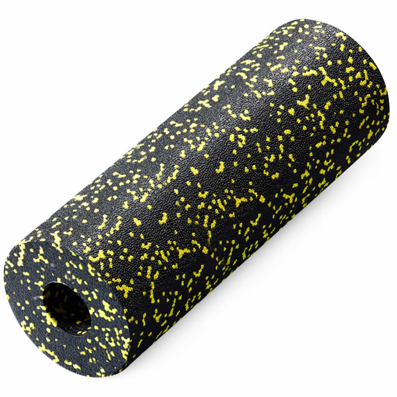 Массажный ролик 4FIZJO EPP PRO+ 45 x 14.5 см (валик, роллер) гладкий Black/Yellow (P-5907739310583)