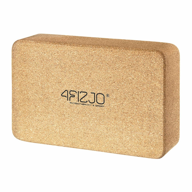Блок для йоги 4FIZJO 22 x 15 x 7.2 см из пробкового дерева (P-5907739312990)