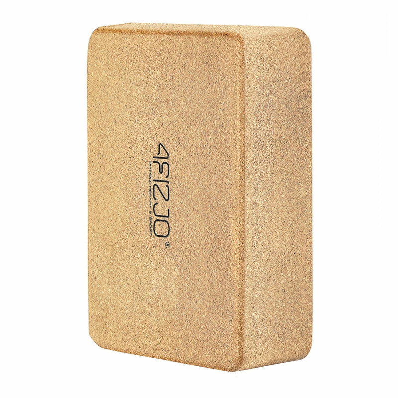 Блок для йоги 4FIZJO 22 x 15 x 7.2 см из пробкового дерева (P-5907739312990)