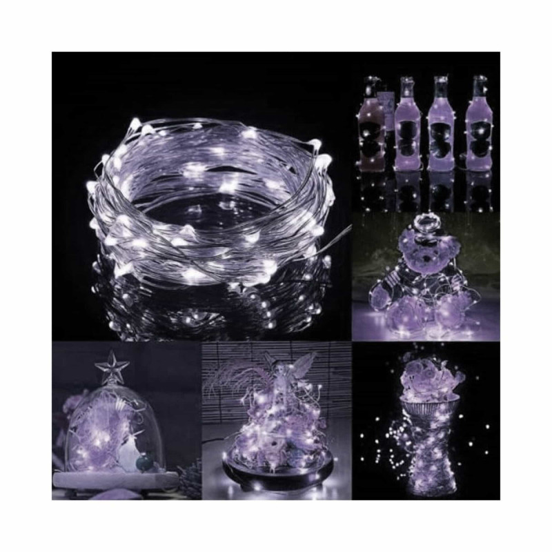 Гирлянда на батарейках Springos 0.9 м 10 LED CL0002 Cold White