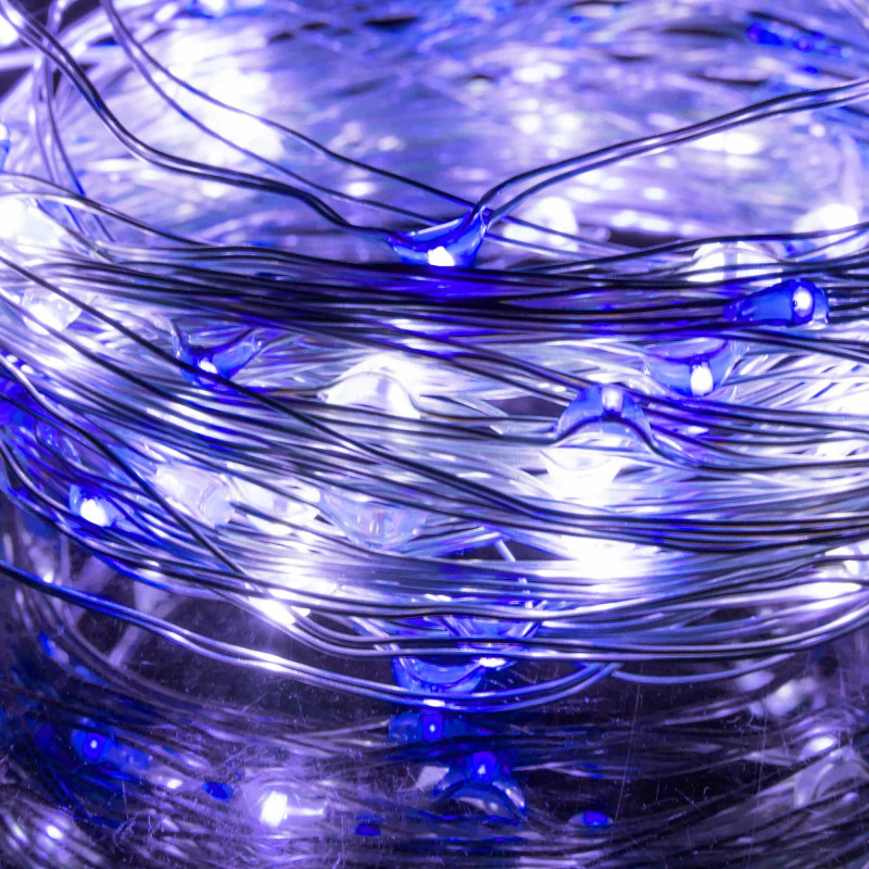 Гирлянда на батарейках Springos 1.9 м 20 LED CL0010 Cold White/Blue