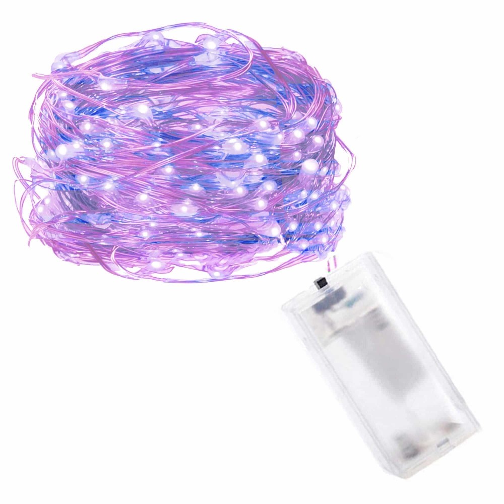 Гирлянда на батарейках Springos 1.9 м 20 LED CL0011 Pink/Blue