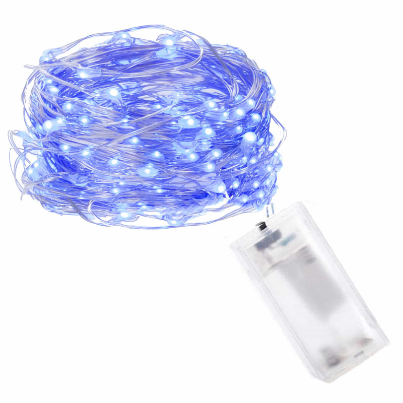 Гирлянда на батарейках Springos 0.9 м 10 LED CL0003 Blue