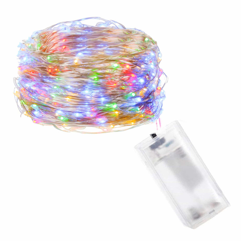 Гирлянда на батарейках Springos 0.9 м 10 LED CL0004 Mix