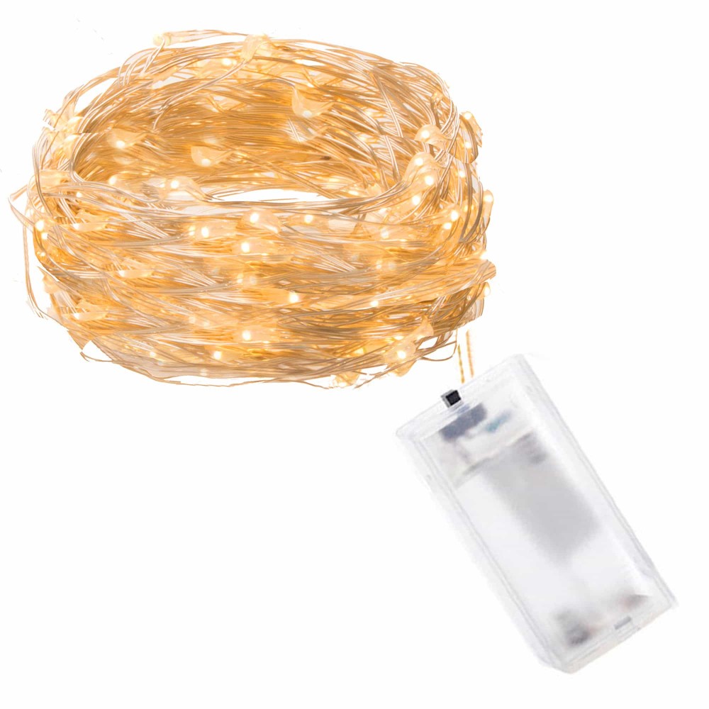 Гірлянда на батарейках Springos 1,9 м 20 LED Warm White