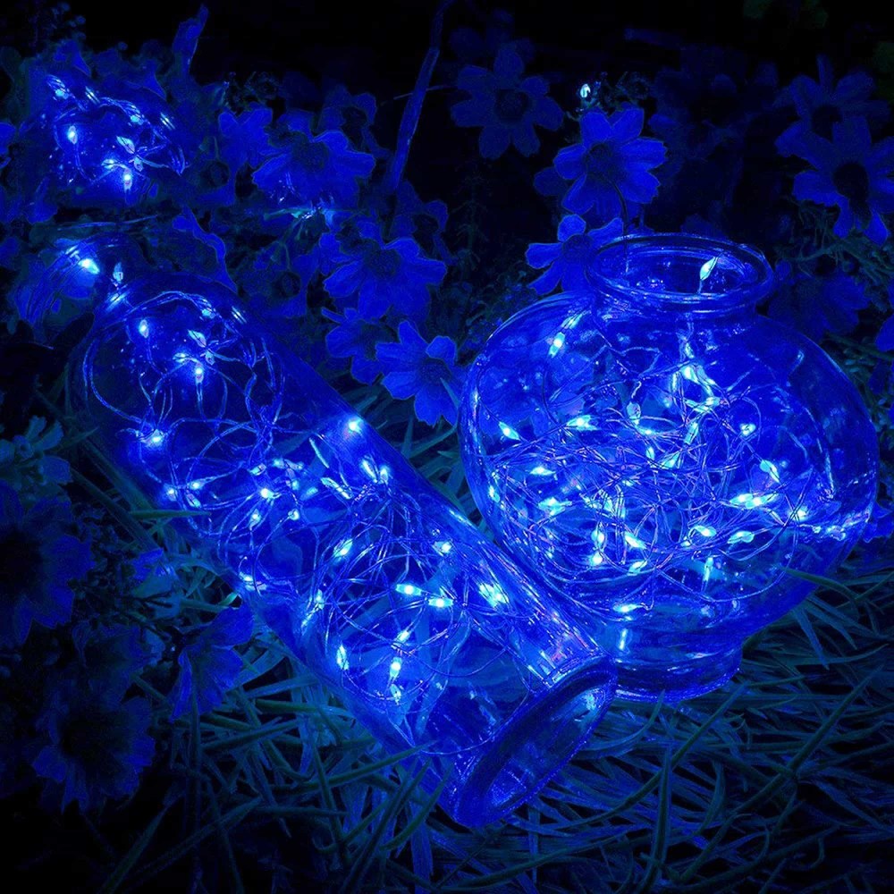 Гірлянда на батарейках Springos 4,9 м 50 LED Blue