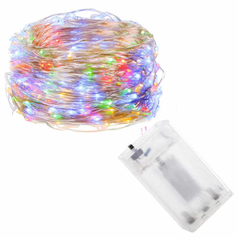 Гирлянда на батарейках Springos 4.9 м 50 LED CL0017 Mix