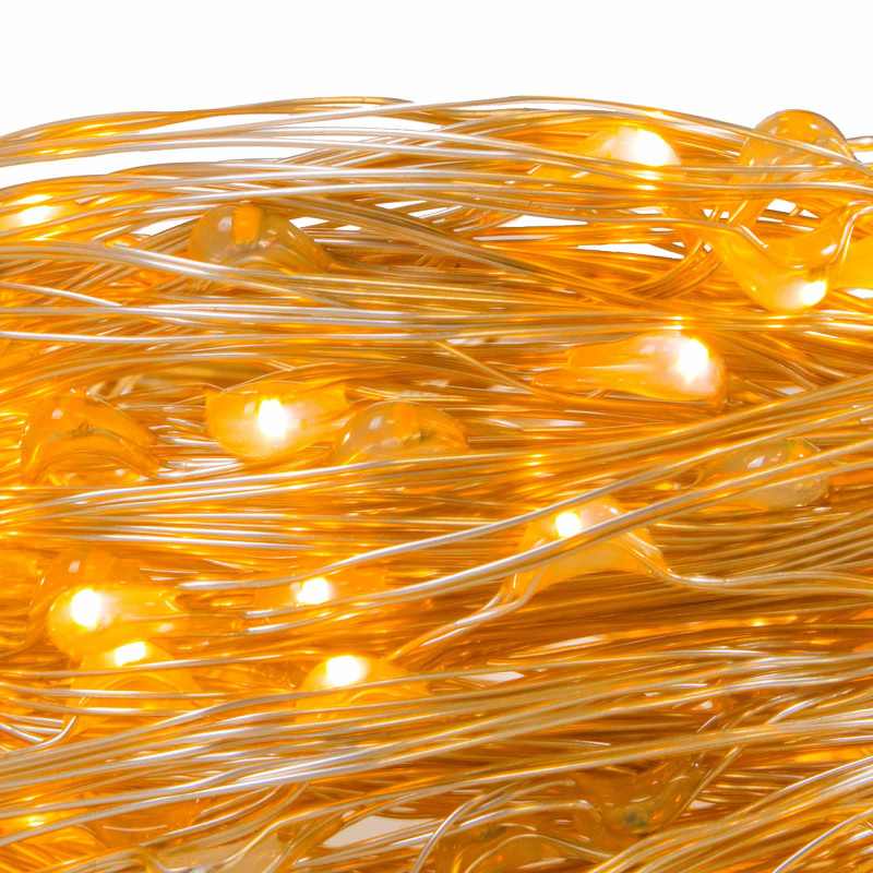 Гирлянда на батарейках Springos 9.9 м 100 LED CL0018 Warm White