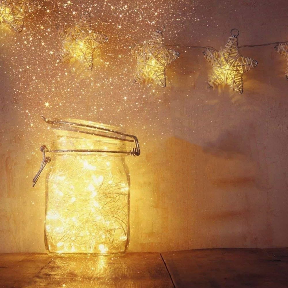 Гірлянда на батарейках Springos 9,9 м 100 LED Warm White