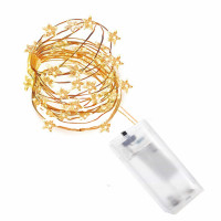 Гірлянда на батарейках Springos Stars Wire 1,9 м 20 LED Warm White