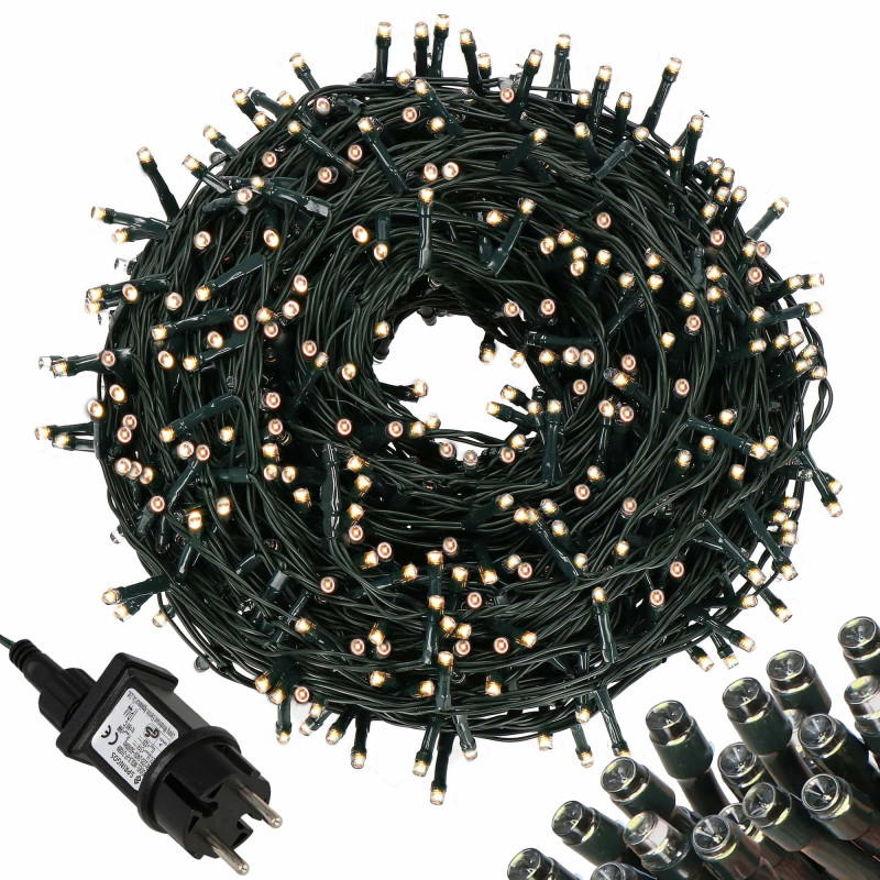 Гірлянда вулична Springos 50 м 1000 LED Warm White