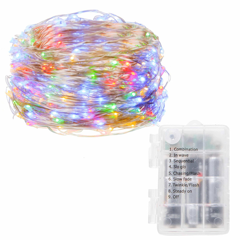 Гірлянда на батарейках Springos 9,9 м 100 LED Pilot Mix