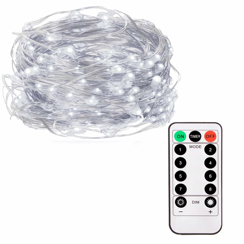 Гірлянда на батарейках Springos 4,9 м 50 LED Pilot Cold White