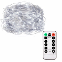 Гірлянда на батарейках Springos 4,9 м 50 LED Pilot Cold White