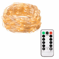 Гирлянда на батарейках Springos 4.9 м 50 LED Pilot CL0105 Warm White
