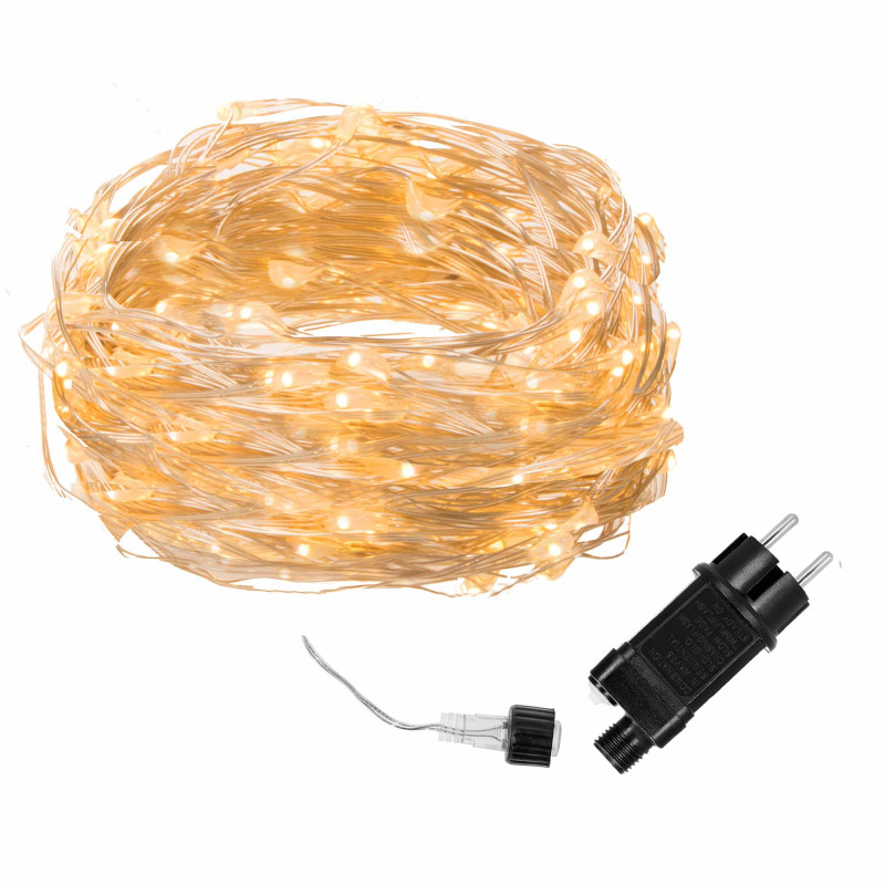 Гирлянда Springos 10 м 100 LED CL0078 Warm White