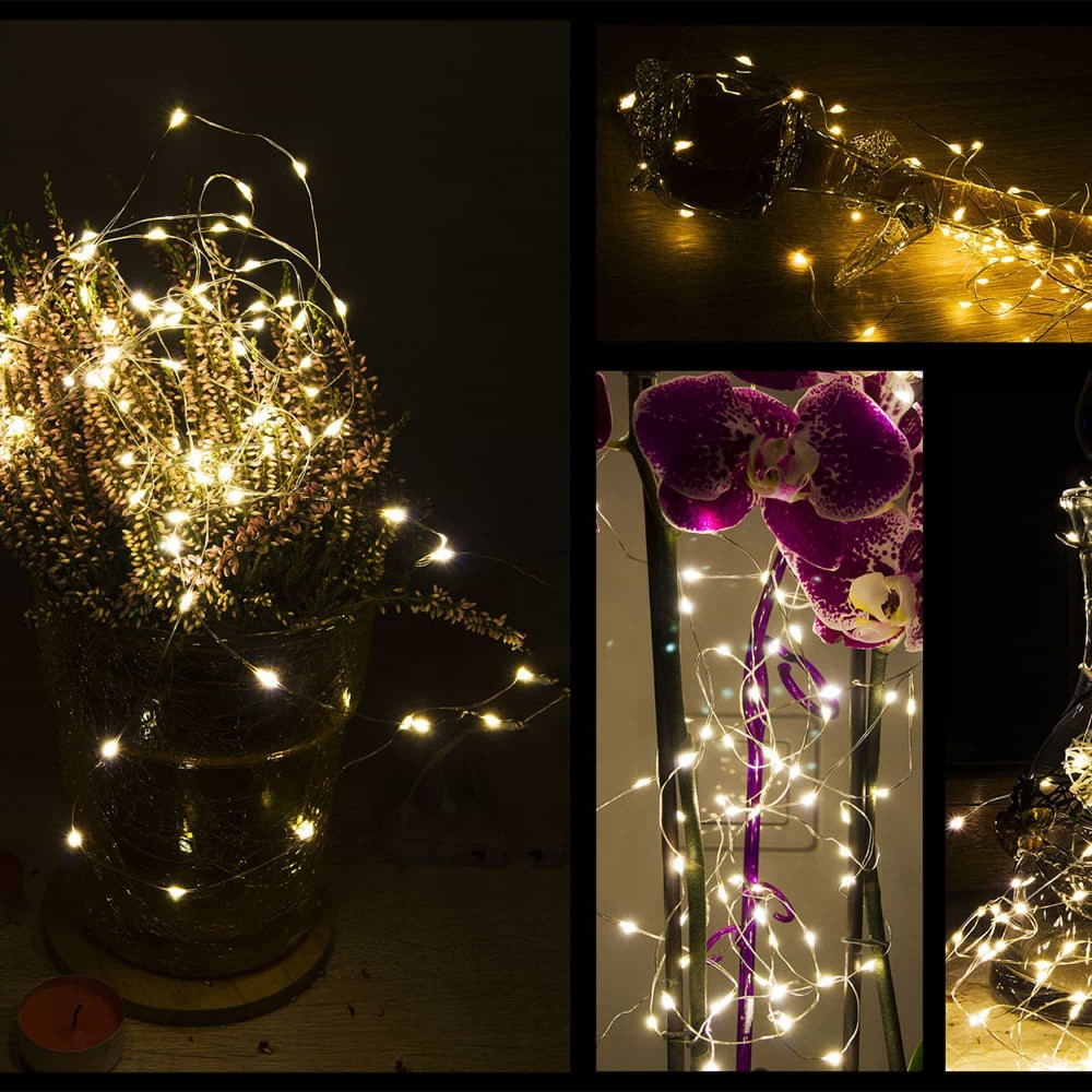 Гірлянда Springos 10 м 100 LED Warm White