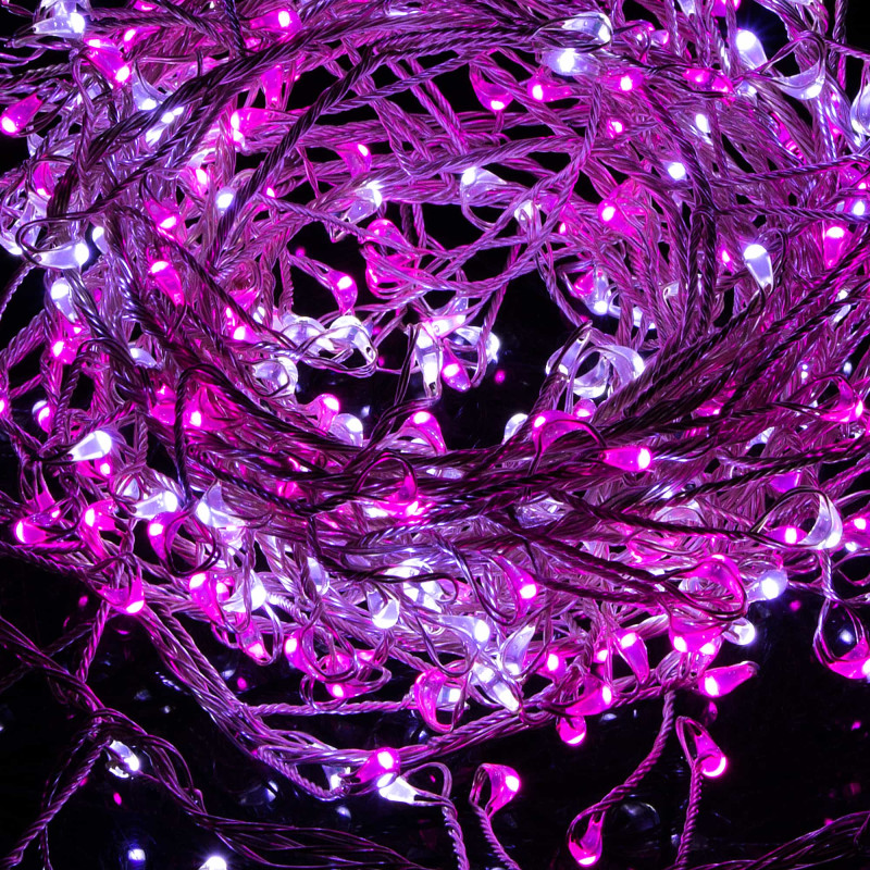 Гирлянда Springos 3 м 300 LED CL0091 Cold White/Pink