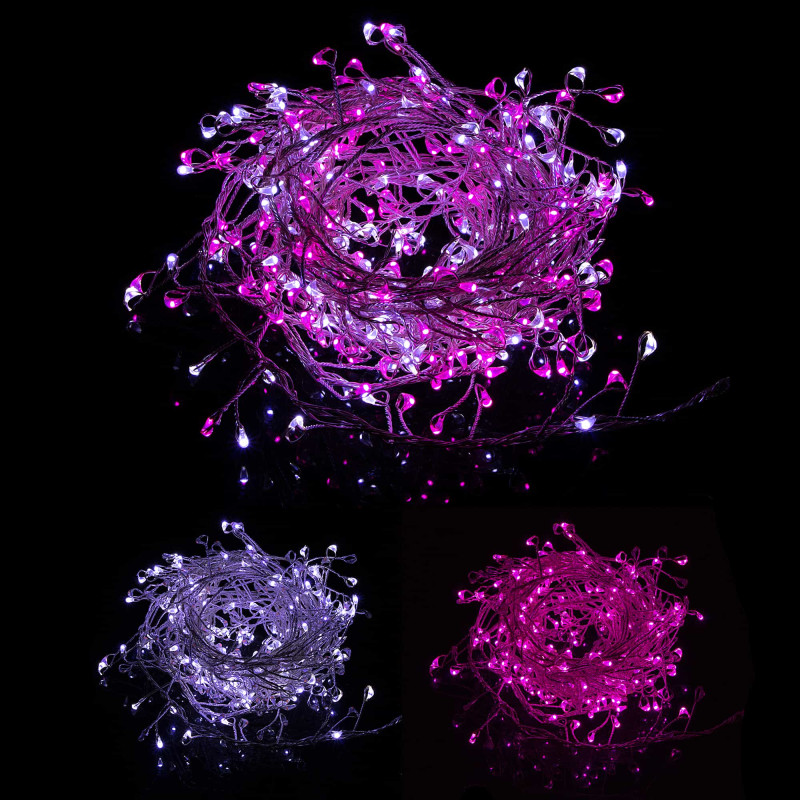 Гирлянда Springos 3 м 300 LED CL0091 Cold White/Pink
