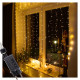 Гирлянда водопад (штора) Springos 2 x 2 м 400 LED CL0097 Warm White