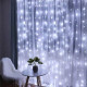 Гірлянда водоспад (штора) Springos 2 x 2 м 400 LED Cold White