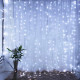 Гірлянда водоспад (штора) Springos 2 x 2 м 400 LED Cold White