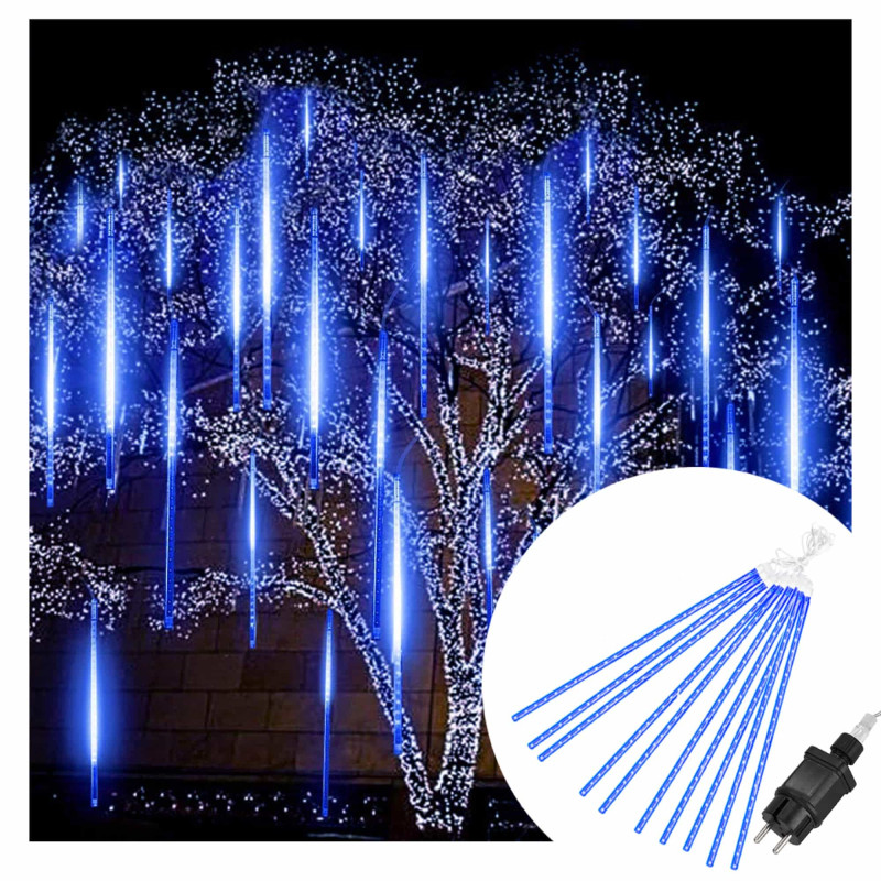 Гірлянда метеоритний дощ Springos 4 м 480 LED Blue