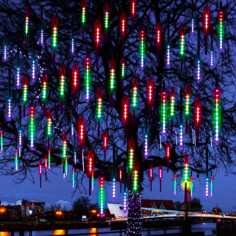 Гирлянда метеоритный дождь Springos 3 м 144 LED CL1216 Mix