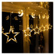 Гирлянда бахрома уличная (наружная) Springos 2 м 138 LED CL4013 Warm White