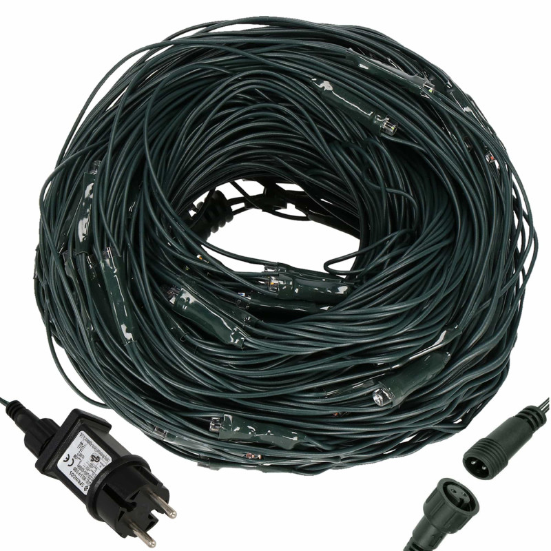 Гирлянда сетка Springos 2 x 2.6 м 160 LED CL4014 Mix