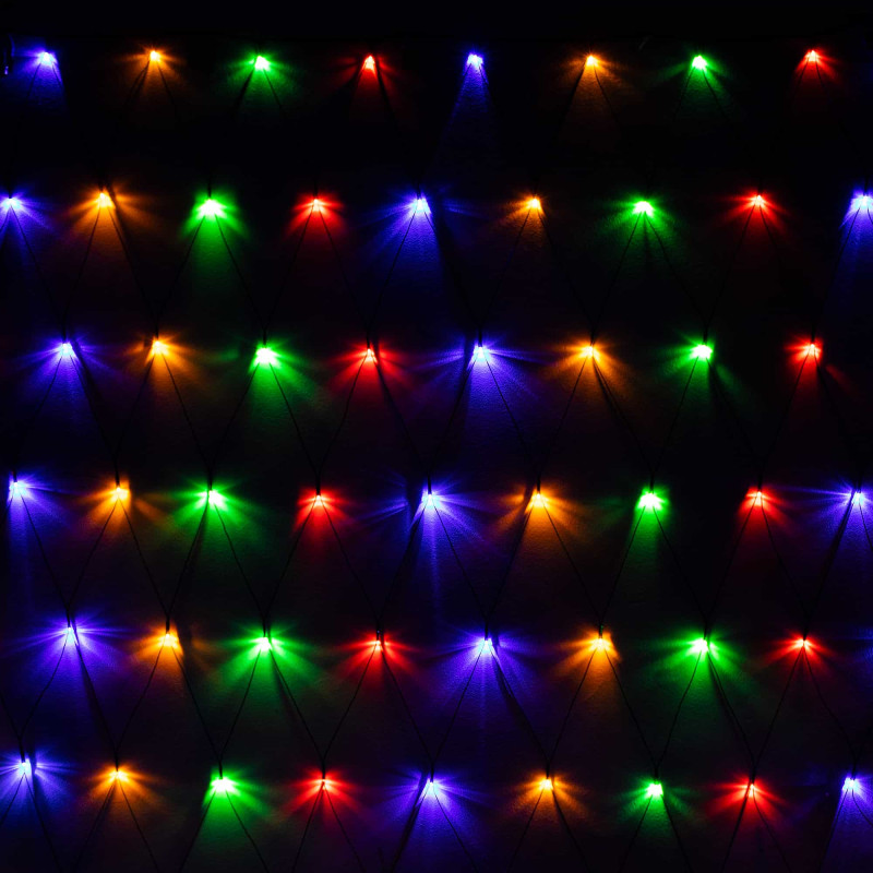 Гирлянда сетка Springos 2 x 2.6 м 160 LED CL4014 Mix