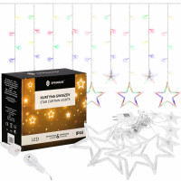 Гірлянда бахрома вулична Springos 2 м 92 LED Mix