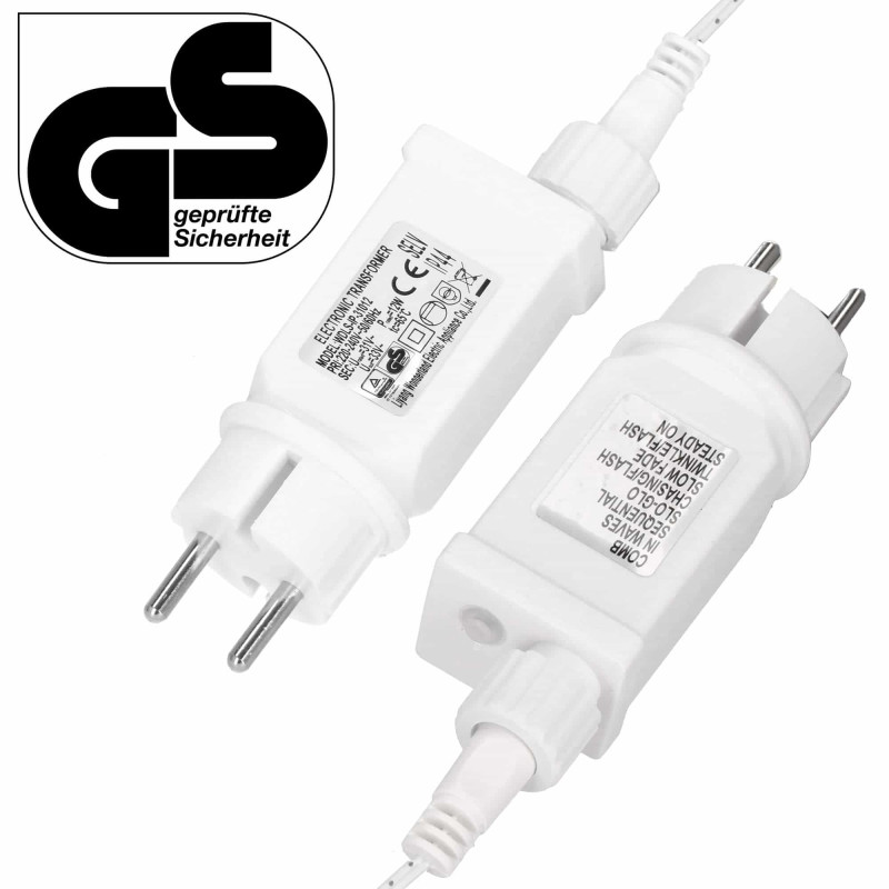Гірлянда бахрома вулична Springos 2 м 92 LED Mix