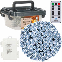 Гірлянда на батарейках Springos 9 м 120 LED Pilot Cold White