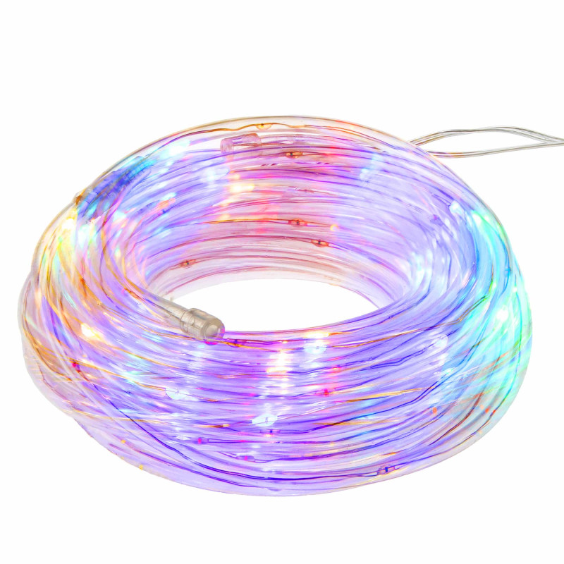 Гирлянда дюралайт на батарейках Springos Rope Lights 5 м 50 LED CL0856 Mix