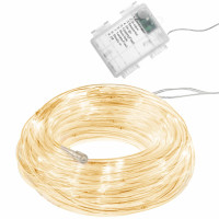 Гірлянда дюралайт на батарейках Springos Rope Lights 5 м 50 LED Warm White