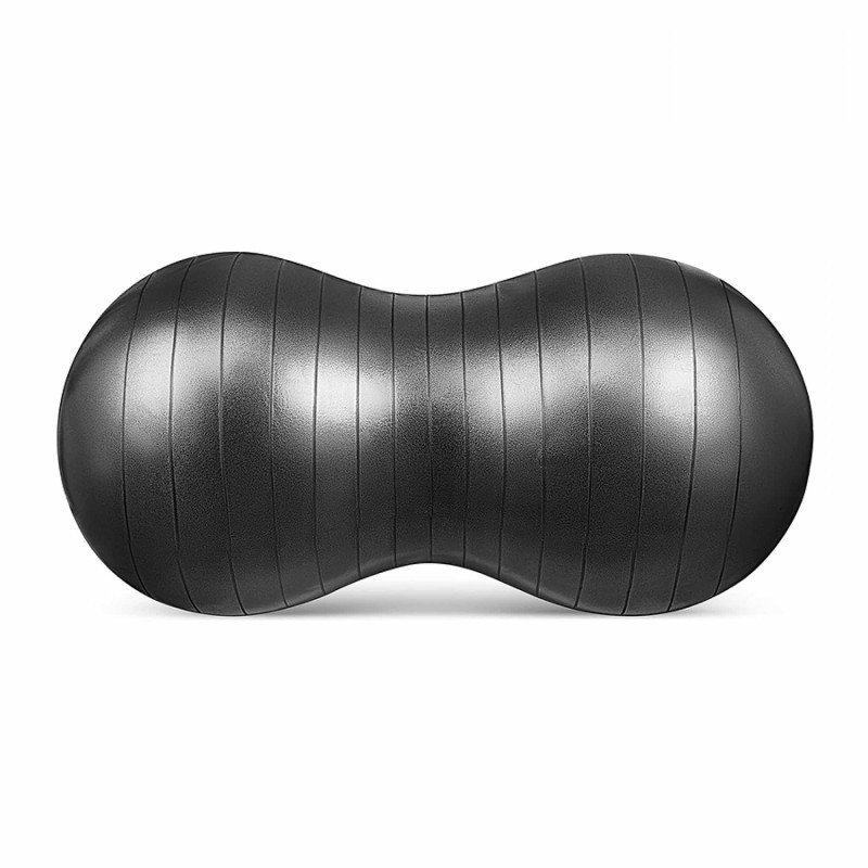 Фітбол 4FIZJO Air Ball Peanut 45 x 90 см Anti-Burst Black