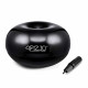 М'яч для фітнесу 4FIZJO Air Ball Donut 50 x 27 см Anti-Burst Black