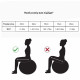 Фітбол Springos 55 см Anti-Burst Orange