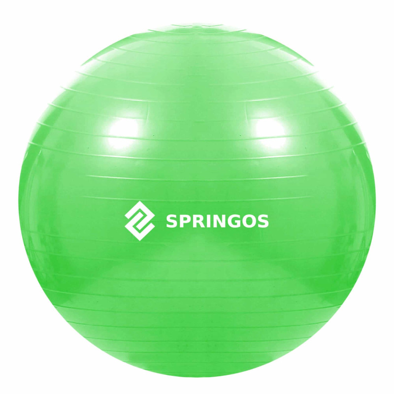 Фітбол Springos 65 см Anti-Burst Green