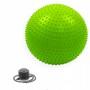 Напівмасажний фітбол SportVida 55 см Anti-Burst Green