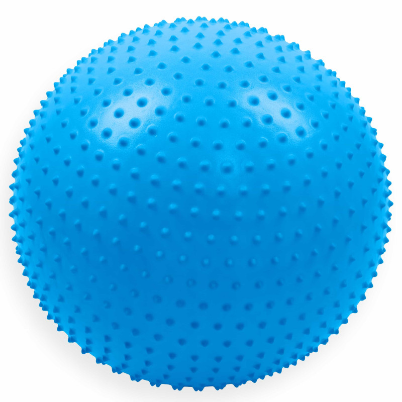 Напівмасажний фітбол SportVida 65 см Anti-Burst Blue