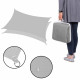 Тент-парус теневой для дома, сада и туризма Springos 3 x 2 м SN1048 Grey