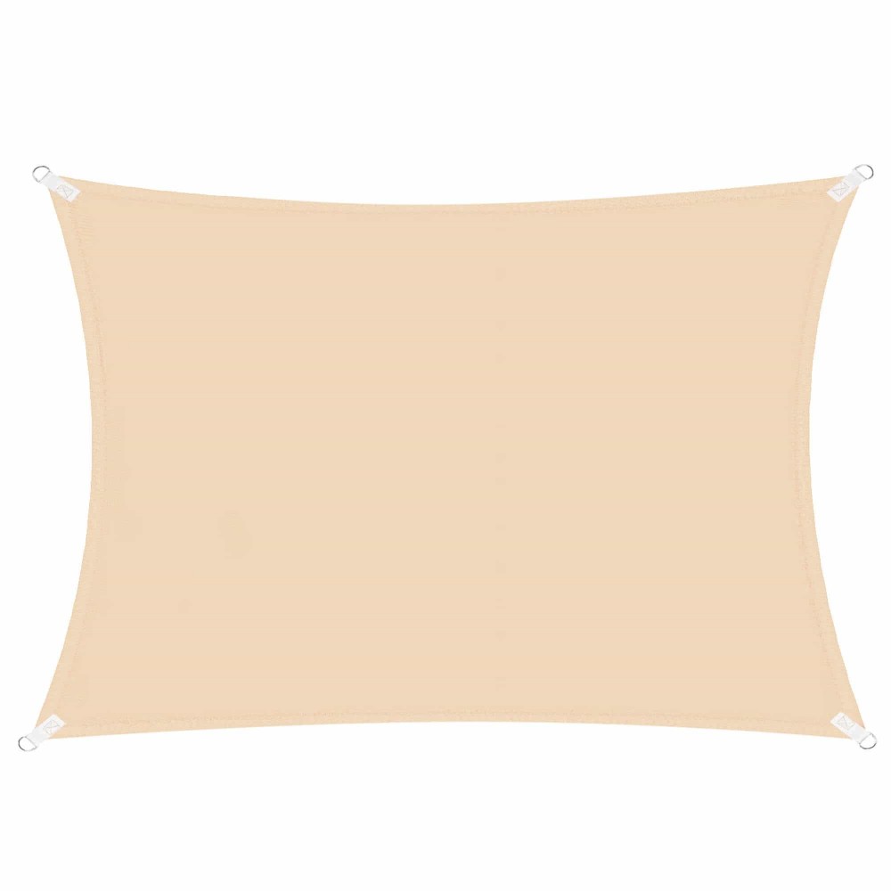 Тент-парус від сонця Springos 3 x 2 м Beige