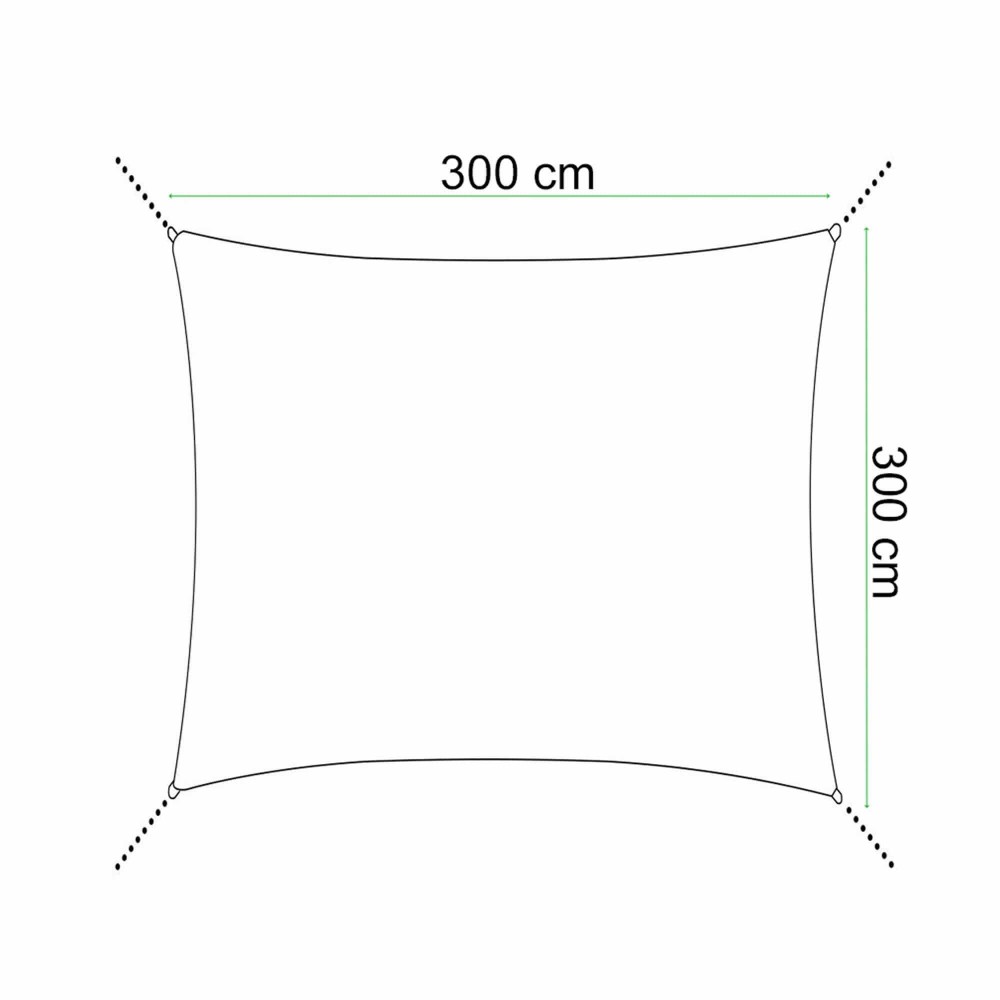 Тент-парус теневой для дома, сада и туризма Springos 3 x 3 м SN1030 Beige