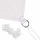 Тент-парус теневой для дома, сада и туризма Springos 4 x 2 м SN1037 Light Grey