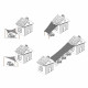 Тент-парус від сонця Springos 4 x 3 м Light Grey