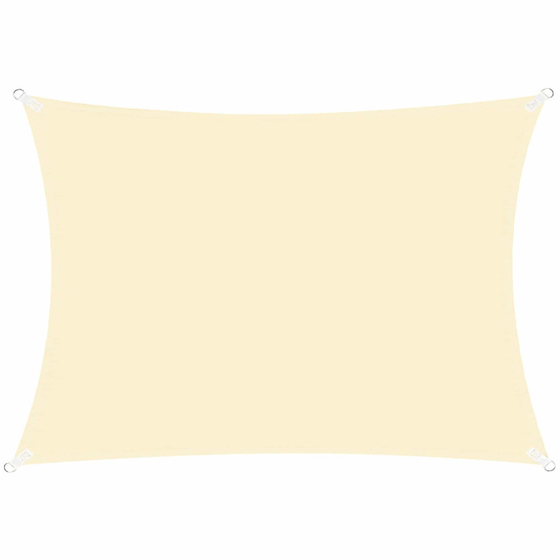 Тент-парус теневой для дома, сада и туризма Springos 4 x 3 м SN1032 Light Yellow